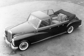 MERCEDES BENZ Laundalet Typ 300 "Spezial" Landaulet W189 1960 1961