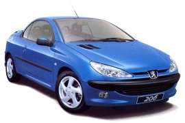 PEUGEOT 206 CC 2001 2007
