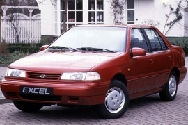 HYUNDAI Excel Sedan Excel 4 Doors 1989 1994